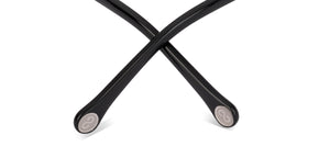 Black Silver Rectangle Half Rim Unisex Eyeglasses by Lenskart STUDIO-224351