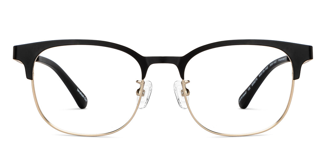 Black Square Full Rim Unisex Eyeglasses by Lenskart Air-205275