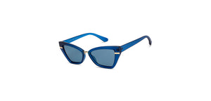 Blue Cat Eye Full Rim Women Sunglasses by Vincent Chase Polarized-212319