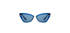 Blue Cat Eye Full Rim Women Sunglasses by Vincent Chase Polarized-212319