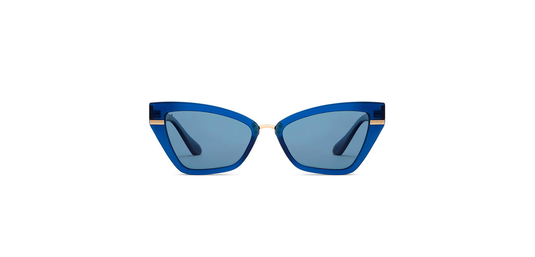 Blue Cat Eye Full Rim Women Sunglasses by Vincent Chase Polarized-212319