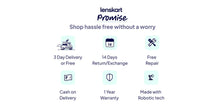 Load image into Gallery viewer, Blue Rectangle Full Rim Unisex Eyeglasses by Lenskart Air-210168