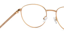 Load image into Gallery viewer, Gold Round Full Rim Unisex Eyeglasses by John Jacobs Online-205306