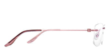 Load image into Gallery viewer, Gold Cat Eye Rimless Women Eyeglasses by Lenskart Air-222532