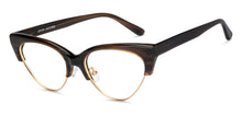 Load image into Gallery viewer, Gold Cat Eye Full Rim Women Eyeglasses by John Jacobs-201664