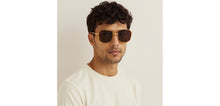 Load image into Gallery viewer, Gold Aviator Full Rim Unisex Sunglasses by John Jacobs-236889