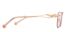 Load image into Gallery viewer, Gold Pink Cat Eye Full Rim Women Eyeglasses by Lenskart STUDIO-224364