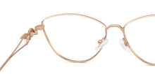 Load image into Gallery viewer, Gold Pink Cat Eye Full Rim Women Eyeglasses by Lenskart STUDIO-224364