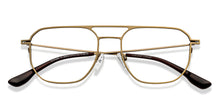 Load image into Gallery viewer, Gold Geometric Full Rim Unisex Eyeglasses by Vincent Chase Online-208212