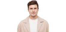 Load image into Gallery viewer, Gold Geometric Full Rim Unisex Eyeglasses by Lenskart Air-211609