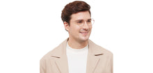 Load image into Gallery viewer, Gold Geometric Full Rim Unisex Eyeglasses by Lenskart Air-211609