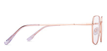 Load image into Gallery viewer, Gold Geometric Full Rim Unisex Eyeglasses by Vincent Chase-218983