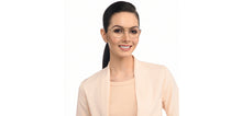 Load image into Gallery viewer, Gold Geometric Full Rim Unisex Eyeglasses by Vincent Chase Online-208212