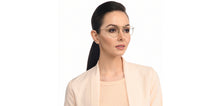 Load image into Gallery viewer, Gold Geometric Full Rim Unisex Eyeglasses by Vincent Chase Online-208212
