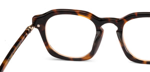 Gold Round Full Rim Unisex Eyeglasses by John Jacobs-224688