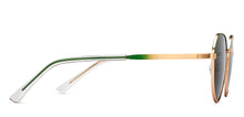 Load image into Gallery viewer, Gold Geometric Full Rim Unisex Sunglasses by Vincent Chase Online-213263