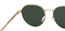 Load image into Gallery viewer, Gold Geometric Full Rim Unisex Sunglasses by Vincent Chase Online-213263