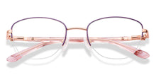 Load image into Gallery viewer, Gold Cat Eye Half Rim Unisex Eyeglasses by Vincent Chase-223332