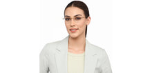 Load image into Gallery viewer, Gold Rectangle Half Rim Unisex Eyeglasses by Vincent Chase Online-207972