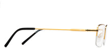 Load image into Gallery viewer, Gold Rectangle Half Rim Unisex Eyeglasses by Vincent Chase Online-207972
