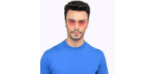 Load image into Gallery viewer, Gold Round Full Rim Women Sunglasses by John Jacobs-208082