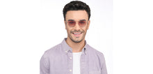 Load image into Gallery viewer, Gold Cat Eye Full Rim Women Sunglasses by John Jacobs-208087