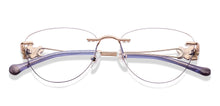 Load image into Gallery viewer, Gold Cat Eye Rimless Women Eyeglasses by Lenskart STUDIO-224348