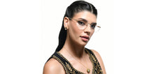 Load image into Gallery viewer, Gold Geometric Rimless Women Eyeglasses by Lenskart STUDIO-224356