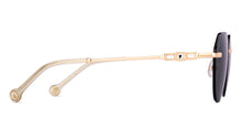 Load image into Gallery viewer, Gold Geometric Rimless Women Sunglasses by Lenskart STUDIO-226238