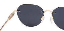 Load image into Gallery viewer, Gold Geometric Rimless Women Sunglasses by Lenskart STUDIO-226238
