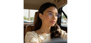Gold Oval Rimless Women Eyeglasses by Lenskart-232201