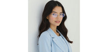 Load image into Gallery viewer, Gold Oval Rimless Women Eyeglasses by Lenskart-232204