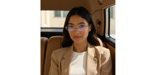 Load image into Gallery viewer, Gold Oval Rimless Women Eyeglasses by Lenskart-232204