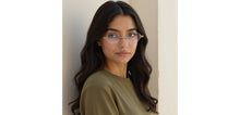 Load image into Gallery viewer, Gold Oval Rimless Women Eyeglasses by Lenskart-232206