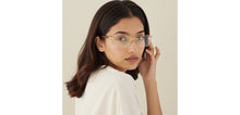 Load image into Gallery viewer, Gold Rectangle Rimless Unisex Eyeglasses by Vincent Chase-231505