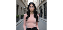 Load image into Gallery viewer, Gold Rectangle Rimless Unisex Eyeglasses by Vincent Chase-218257