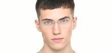 Load image into Gallery viewer, Gold Rectangle Rimless Unisex Eyeglasses by Vincent Chase-218911