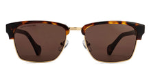Load image into Gallery viewer, Tortoise Clubmaster Full Rim Unisex Sunglasses by John Jacobs-216890