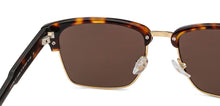 Load image into Gallery viewer, Tortoise Clubmaster Full Rim Unisex Sunglasses by John Jacobs-216890