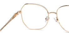 Load image into Gallery viewer, Rose Gold Hexagonal Full Rim Women Eyeglasses by John Jacobs-205881