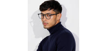 Load image into Gallery viewer, Grey Wayfarer Full Rim Unisex Eyeglasses by Lenskart Hustlr-232195