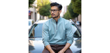 Load image into Gallery viewer, Grey Wayfarer Full Rim Unisex Eyeglasses by Lenskart Hustlr-232195