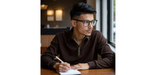 Load image into Gallery viewer, Grey Wayfarer Full Rim Unisex Eyeglasses by Lenskart Hustlr-232195