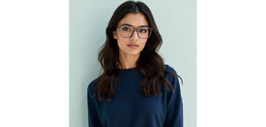Dark Grey Rectangle Full Rim Unisex Eyeglasses by Vincent Chase-228242