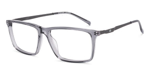 Dark Grey Rectangle Full Rim Unisex Eyeglasses by Vincent Chase-228242