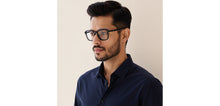 Load image into Gallery viewer, Grey Square Full Rim Unisex Eyeglasses by Vincent Chase-228232