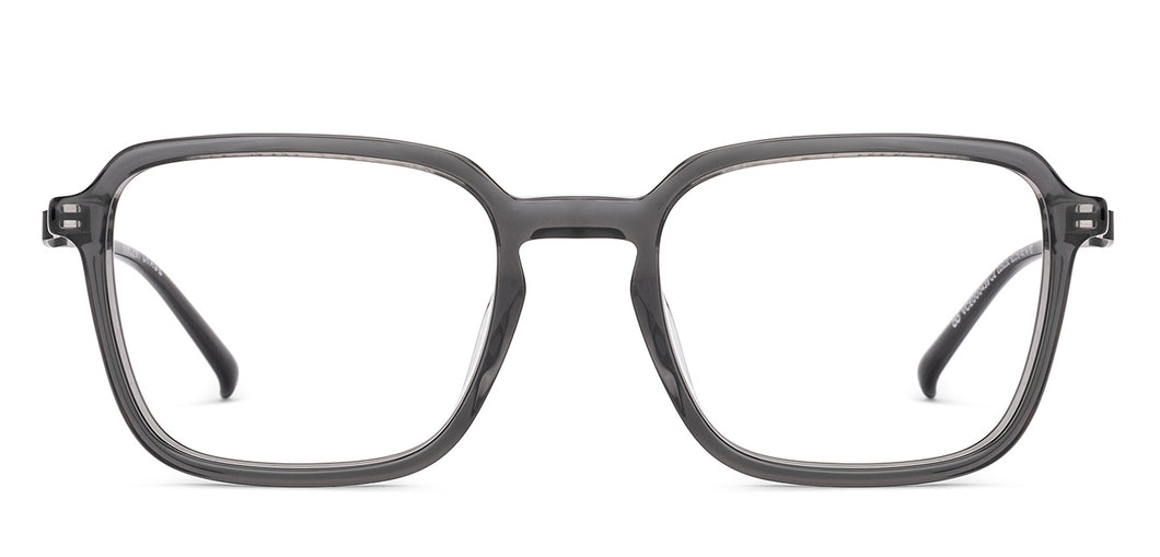 Grey Square Full Rim Unisex Eyeglasses by Vincent Chase-228232
