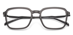 Grey Square Full Rim Unisex Eyeglasses by Vincent Chase-228232