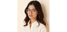 Load image into Gallery viewer, Light Grey Square Full Rim Unisex Eyeglasses by Vincent Chase-228246
