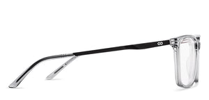 Light Grey Square Full Rim Unisex Eyeglasses by Vincent Chase-228246